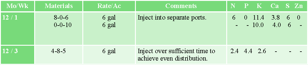 Adaptive Remedial Program for Strawberries